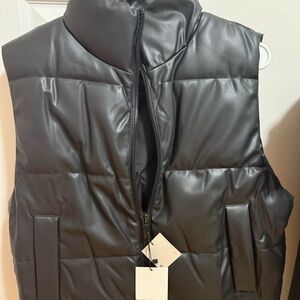Zara blac Quilted Vest